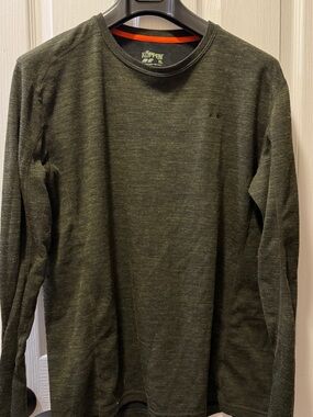 Koppen Men's Long-Sleeve Crewneck Shirt - Olive